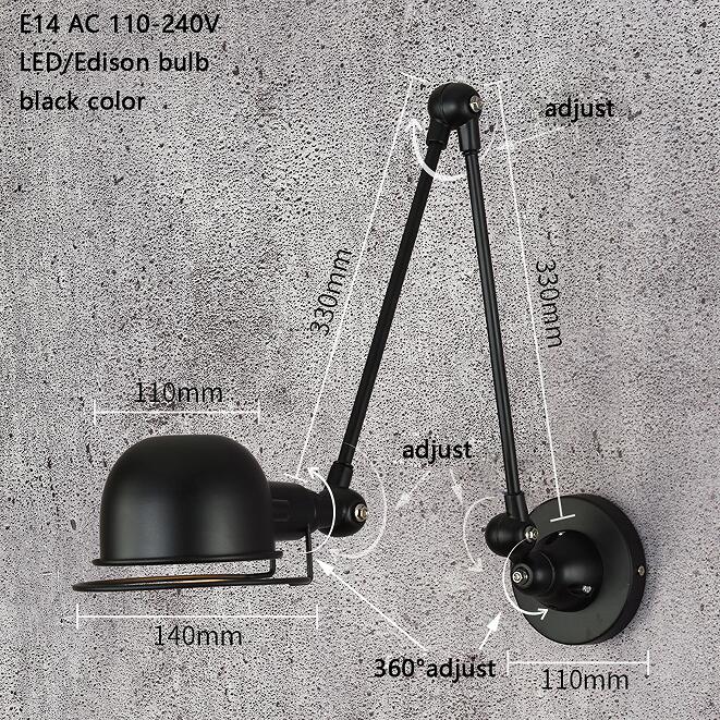 Classic Loft Style Adjustable Jielde Wall Lamp