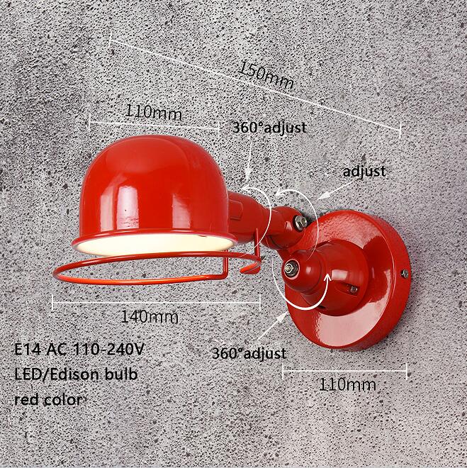 Classic Loft Style Adjustable Jielde Wall Lamp
