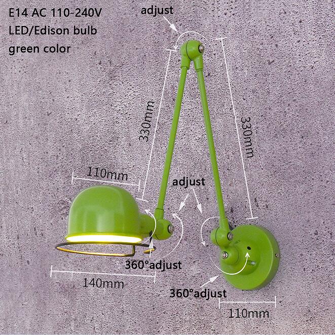 Classic Loft Style Adjustable Jielde Wall Lamp