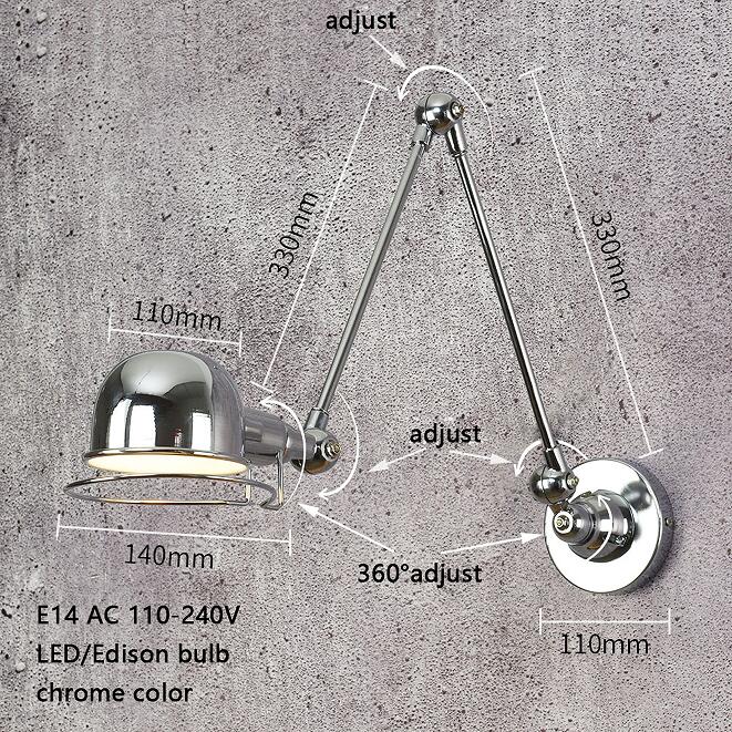 Classic Loft Style Adjustable Jielde Wall Lamp