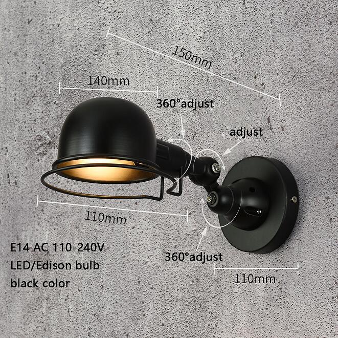 Classic Loft Style Adjustable Jielde Wall Lamp