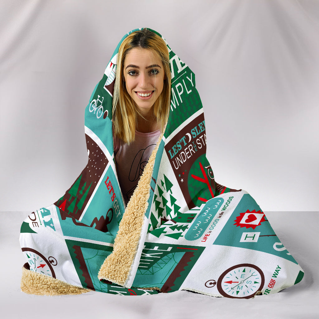 Camping Hooded Blanket