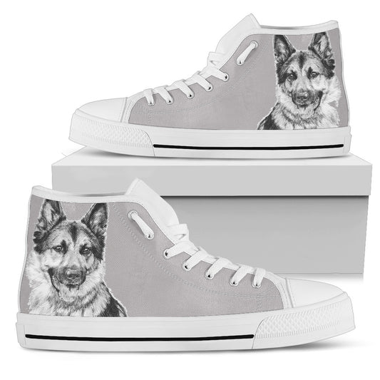 German Shepherd Women's High Top Shoes