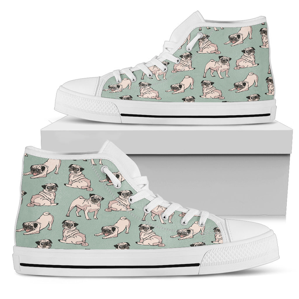 Pug Dog Women's High Top Shoe