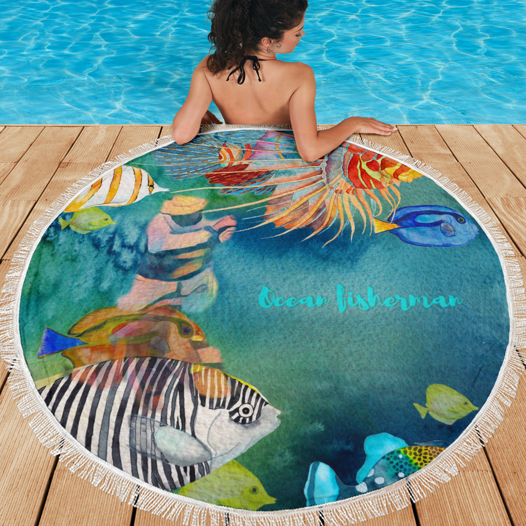 Fishing beach blanket