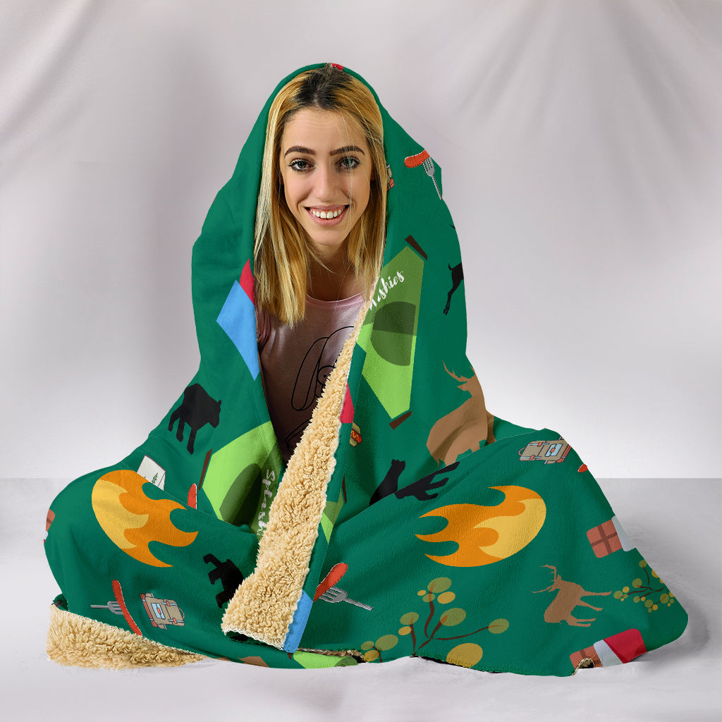 Camping Essentials Hooded Blanket